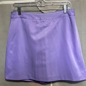 Lilac golf skort size 10